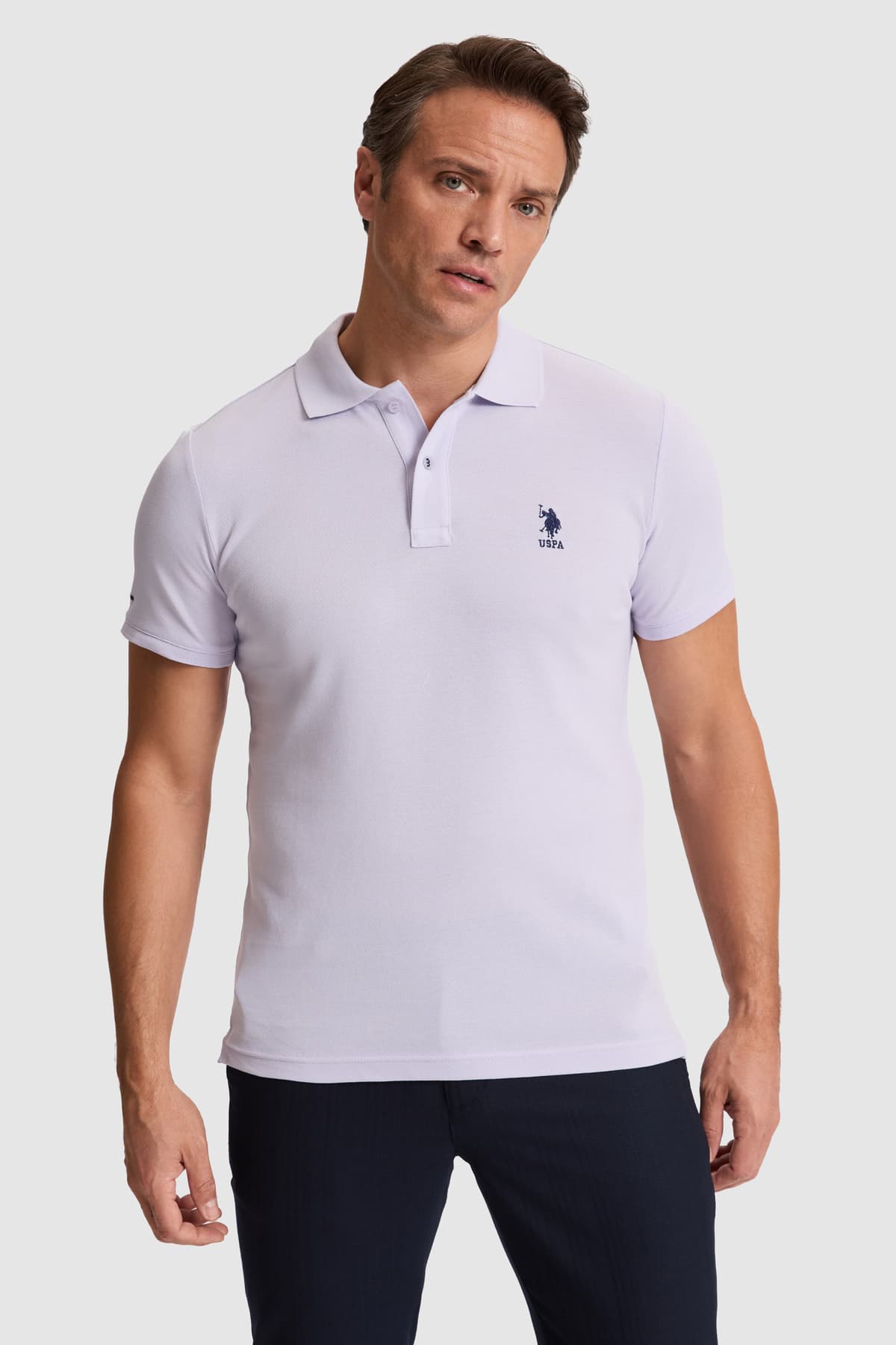 تیشرت مردانه U.S. Polo Assn. یقه پولو فیت اسلیم یاسی مدل 50322304-VR034 تیشرت مردانه U.S. Polo Assn. یقه پولو فیت اسلیم یاسی مدل 50322304-VR034