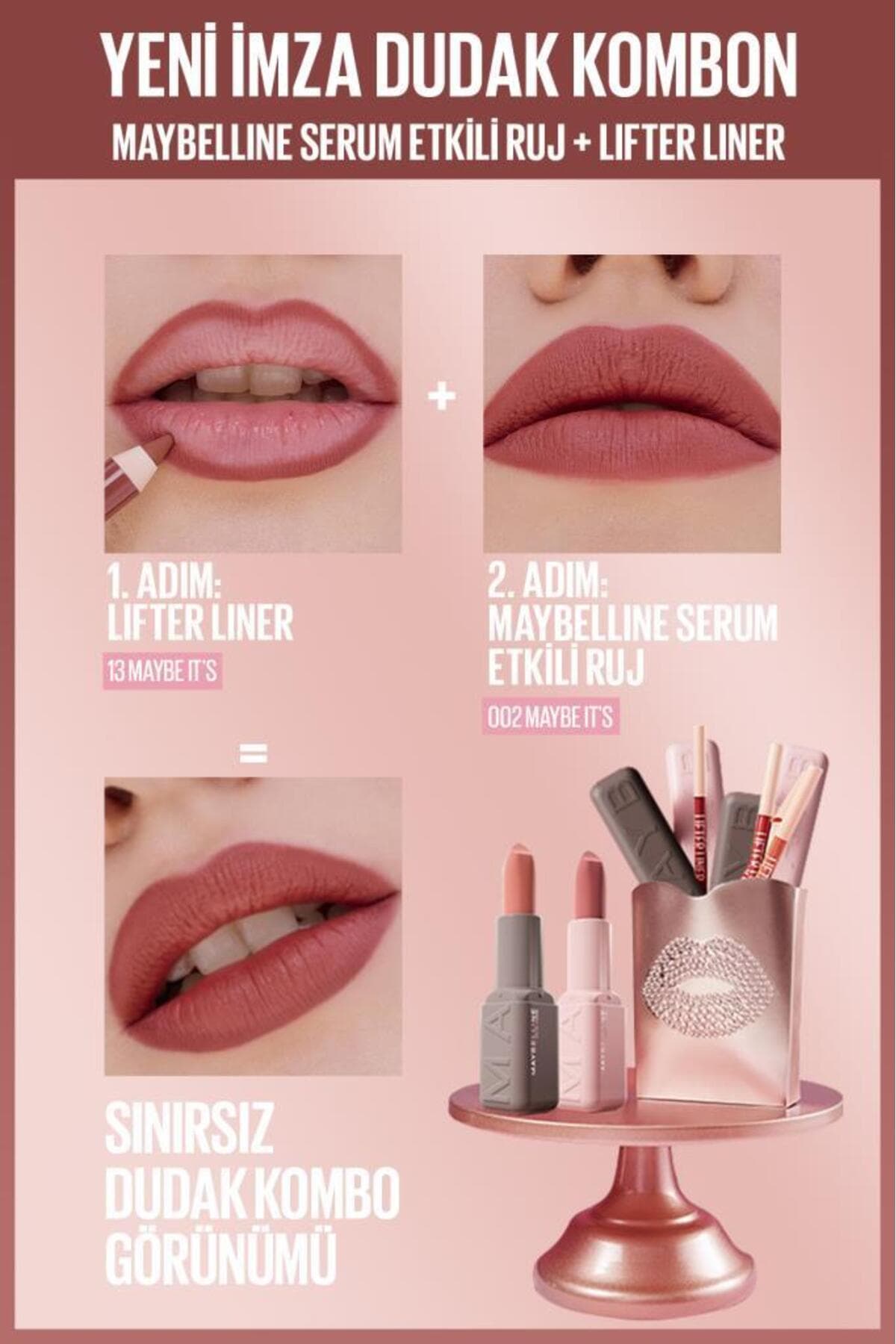 مداد لب Maybelline New York مدل Lifter Liner 013 Maybe It's مداد لب Maybelline New York مدل Lifter Liner 013 Maybe It's