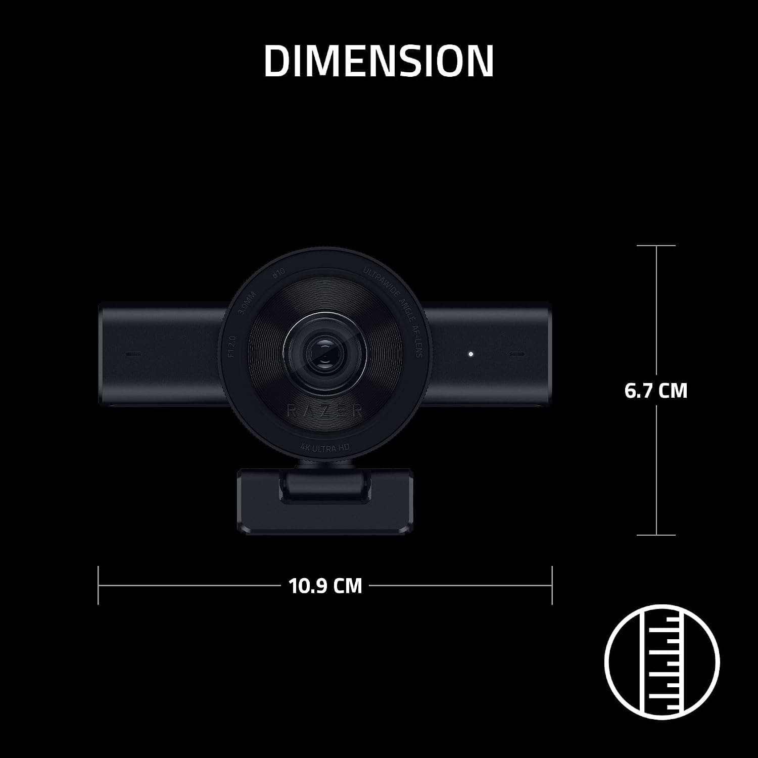 وبکم Razer Kiyo V2 با 4K 30 FPS و فریمبندی خودکار مشکی وبکم Razer Kiyo V2 با 4K 30 FPS و فریمبندی خودکار مشکی