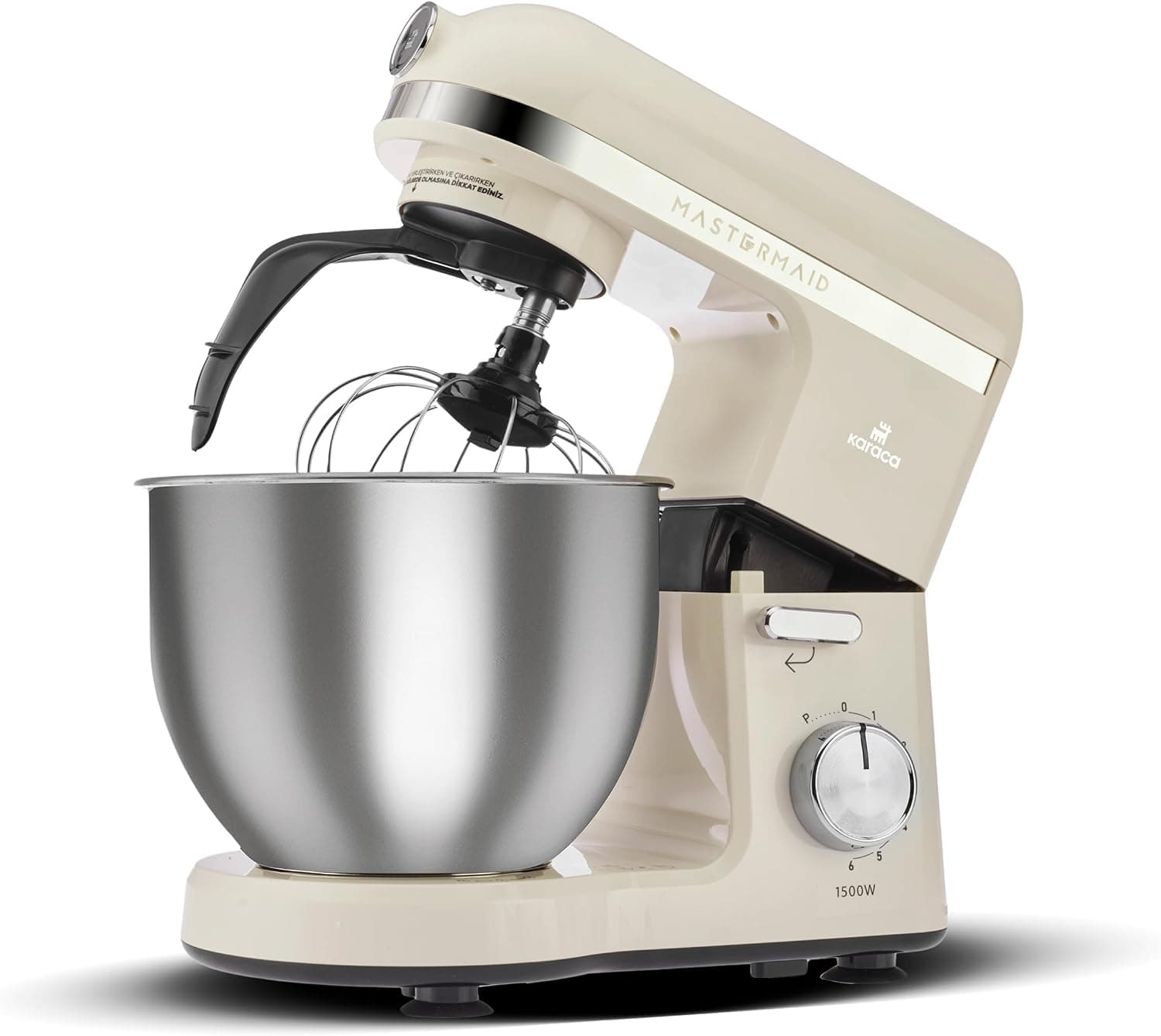 روبات آشپزخانه Karaca توان 1500 W رنگ بژ مدل Mastermaid Chef Pro Iconic روبات آشپزخانه Karaca توان 1500 W رنگ بژ مدل Mastermaid Chef Pro Iconic