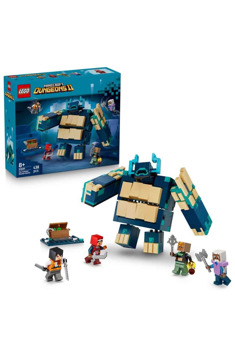 لگو Minecraft کودکان طرفدار Minecraft Dungeons 2، ۸ سال به بالا نبرد واردن کجوکوله مدل 21591 لگو Minecraft کودکان طرفدار Minecraft Dungeons 2، ۸ سال به بالا نبرد واردن کجوکوله مدل 21591