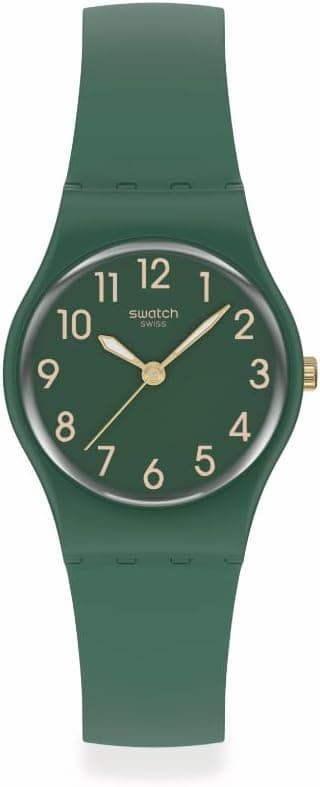 ساعت یونیسکس Swatch کژوال سبز کوارتز پلاستیکی Notes of Pecan ساعت یونیسکس Swatch کژوال سبز کوارتز پلاستیکی Notes of Pecan
