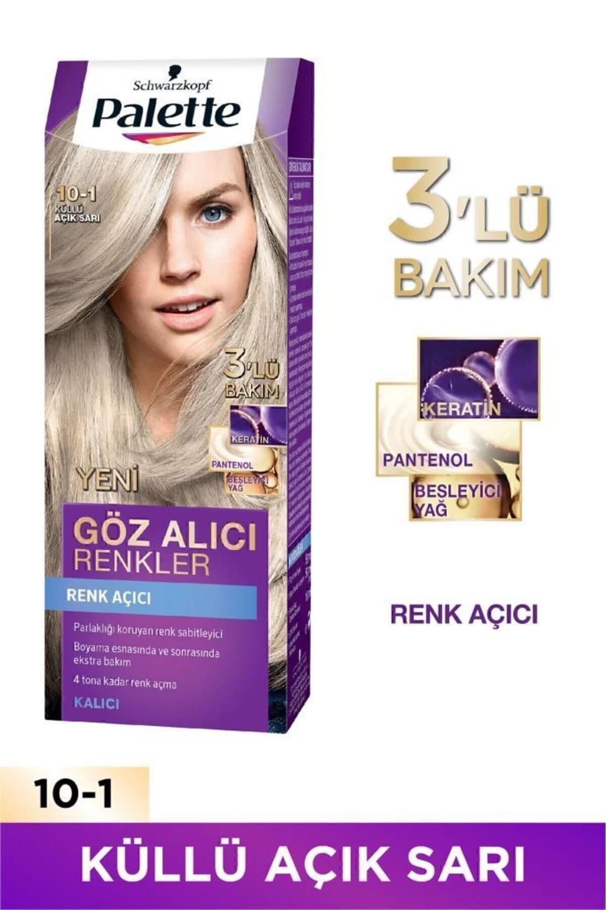 رنگ موی Palette زرد روشن خاکستری 10-1، 2 عدد رنگ موی Palette زرد روشن خاکستری 10-1، 2 عدد