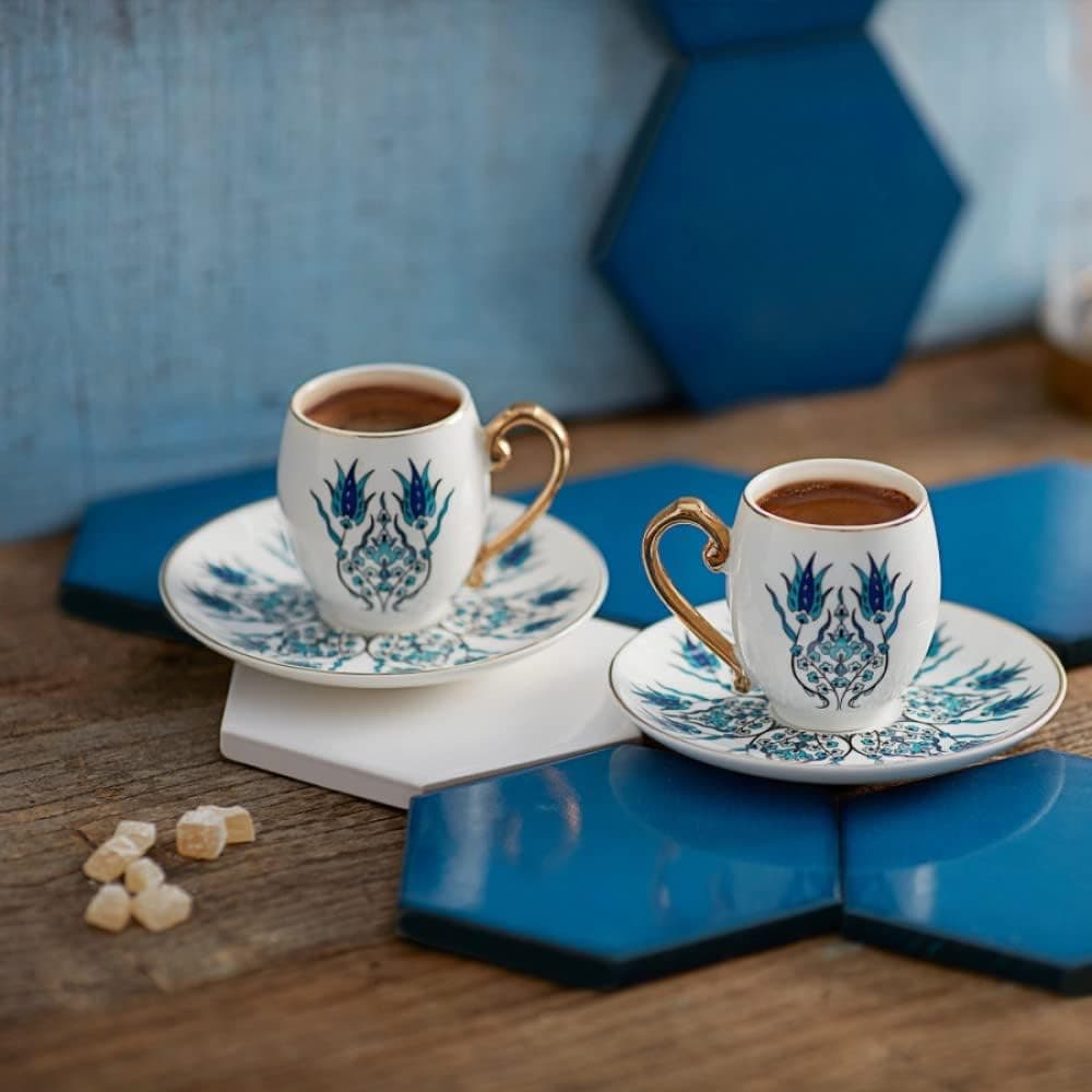 ست فنجان قهوه 6 نفره Karaca Iznik ست فنجان قهوه 6 نفره Karaca Iznik