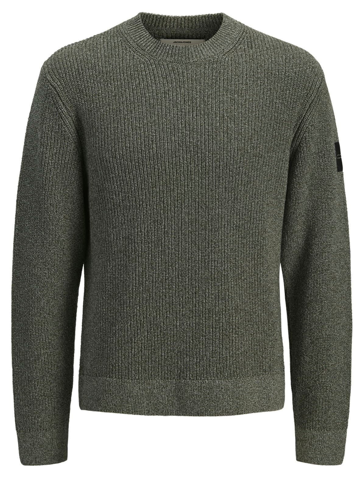 پلیور مردانه Jack & Jones بافت یقه گرد سایز بزرگ Fusion پلیور مردانه Jack & Jones بافت یقه گرد سایز بزرگ Fusion