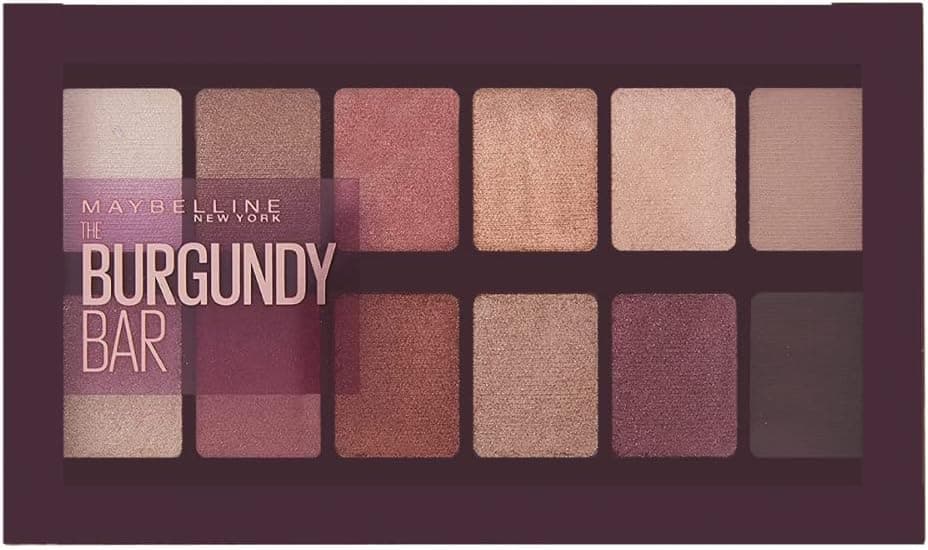 پالت سایه چشم MAYBELLINE مدل The Burgundy Bar پالت سایه چشم MAYBELLINE مدل The Burgundy Bar