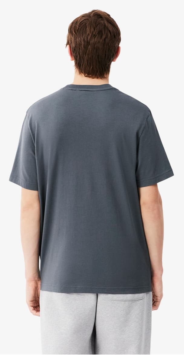 تیشرت مردانه Lacoste یقه گرد فیت کلاسیک خاکستری تیره تیشرت مردانه Lacoste یقه گرد فیت کلاسیک خاکستری تیره