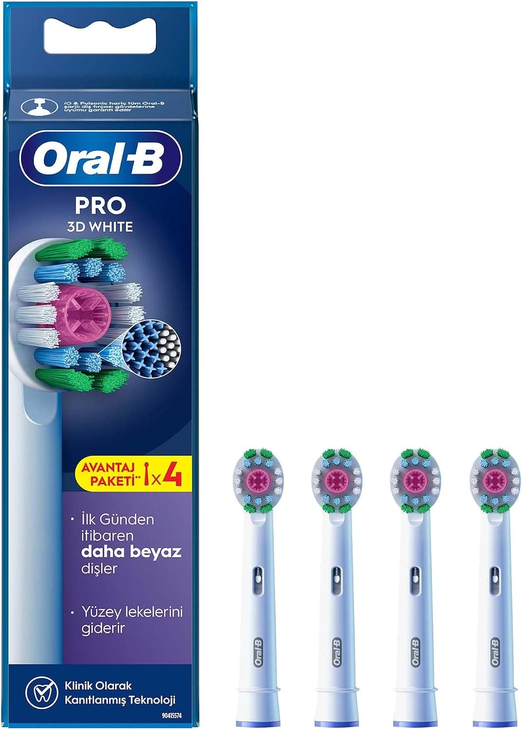 مسواک برقی مشکی Oral-B مدل Pro Serisi 1 با یک سری و ۴ عدد سری یدکی 3D White X-Filament مسواک برقی مشکی Oral-B مدل Pro Serisi 1 با یک سری و ۴ عدد سری یدکی 3D White X-Filament