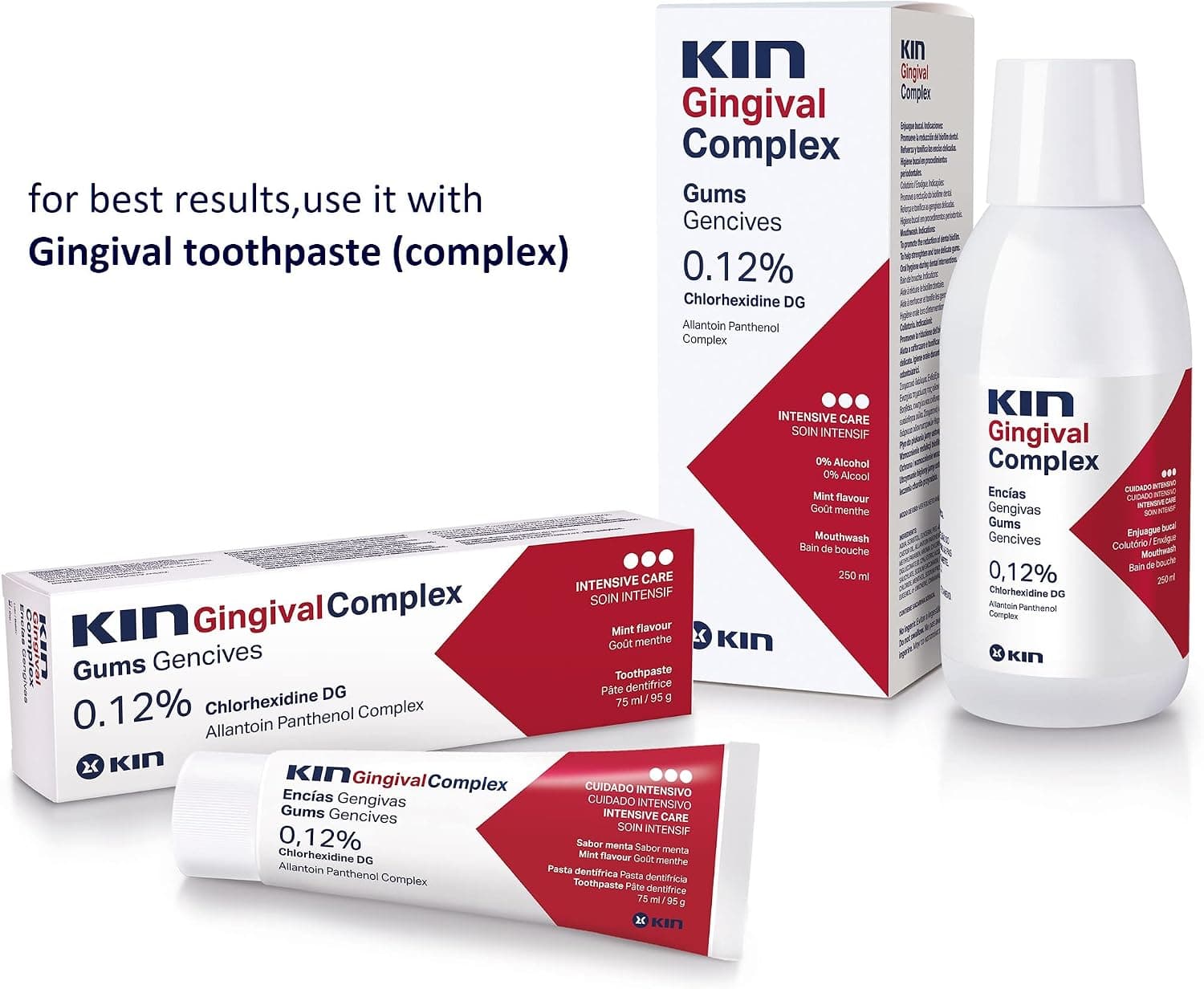 دهانشویه لثه KIN مدل 250ml دهانشویه لثه KIN مدل 250ml