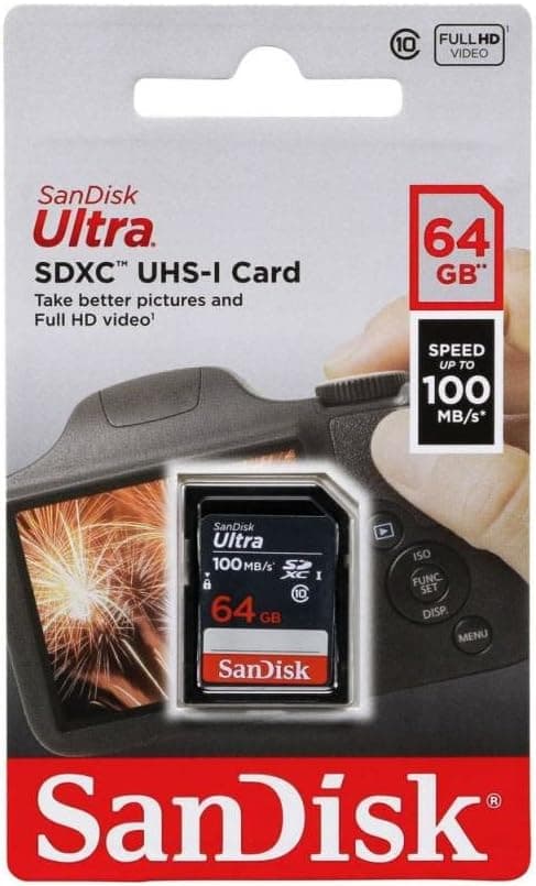کارت حافظه SDXC 64GB SanDisk Ultra با سرعت 100MB/s کارت حافظه SDXC 64GB SanDisk Ultra با سرعت 100MB/s