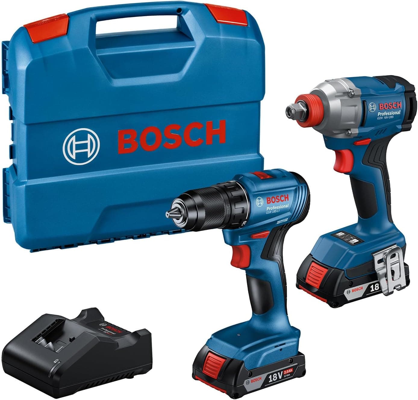 ست ابزار ترکیبی Bosch Professional مدل GDX 18V-285 GSB 185-LI GAL 18V-20 ست ابزار ترکیبی Bosch Professional مدل GDX 18V-285 GSB 185-LI GAL 18V-20