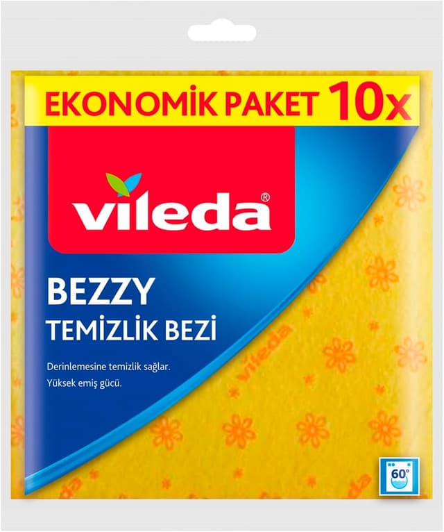 دستمال نظافت Vileda Bezzy بسته 10 عددی دستمال نظافت Vileda Bezzy بسته 10 عددی