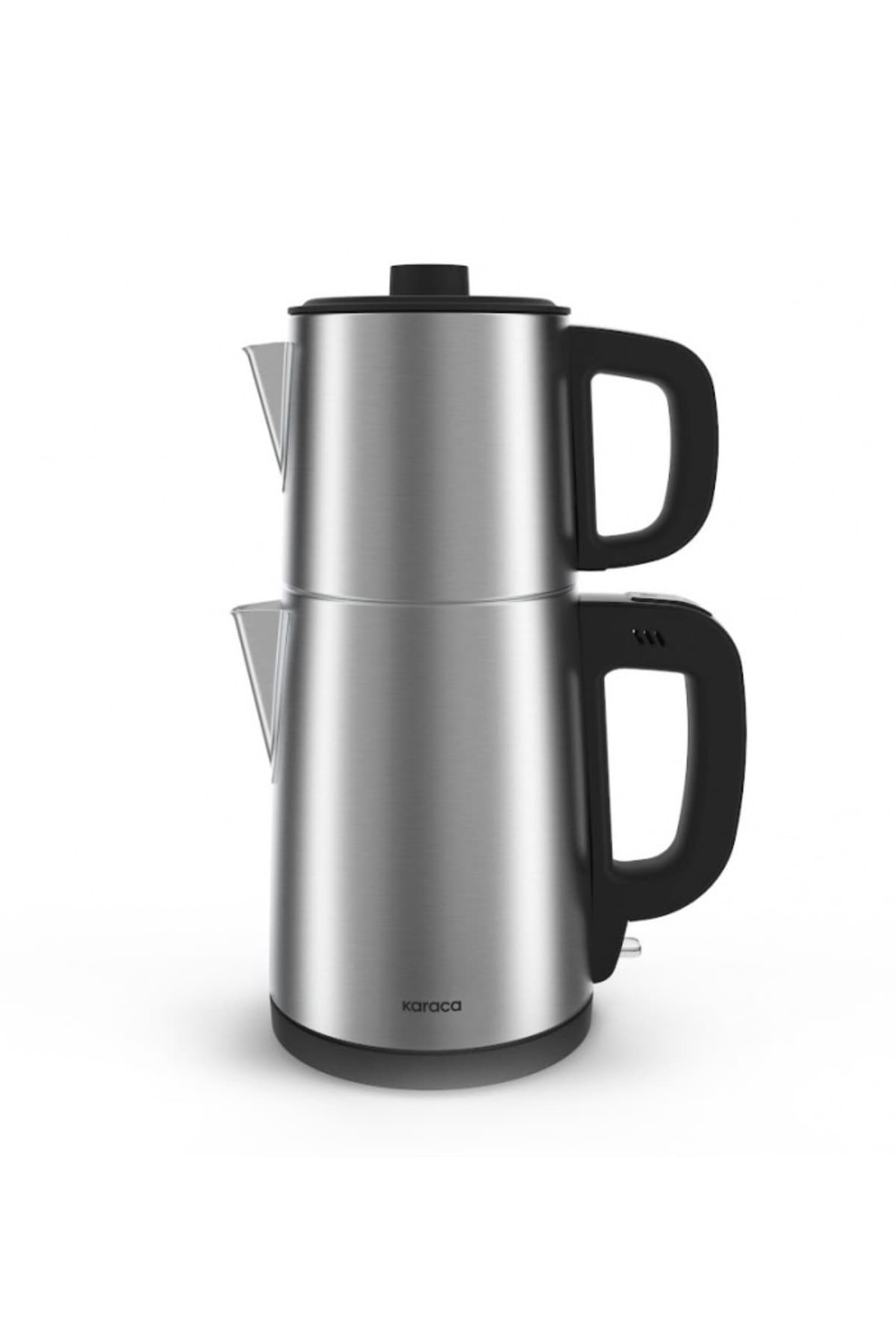 چایساز و آبجوشکن استیل 2 در 1 Karaca TeaBig XL با ظرفیت 35 لیوان چای چایساز و آبجوشکن استیل 2 در 1 Karaca TeaBig XL با ظرفیت 35 لیوان چای