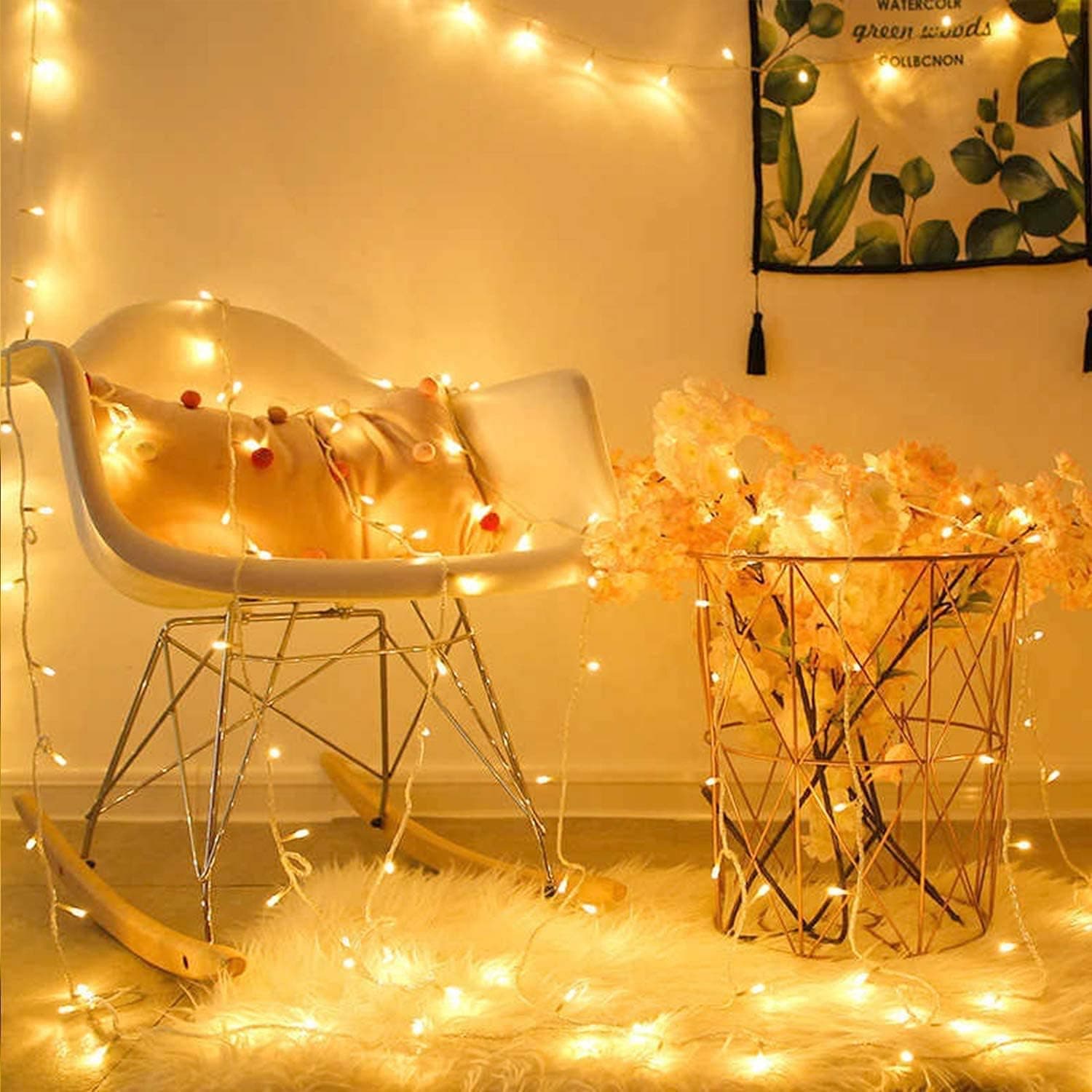 ریسه LED تزئینی OBEV دوشاخهدار 10 Metre با 100 LED و نور روز ریسه LED تزئینی OBEV دوشاخهدار 10 Metre با 100 LED و نور روز