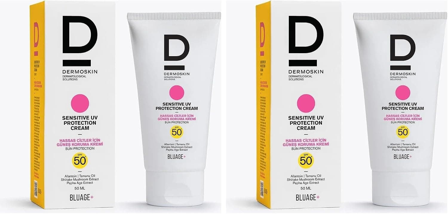 کرم ضدآفتاب پوست حساس Dermoskin با محافظت در برابر UV SPF 50+ کرم ضدآفتاب پوست حساس Dermoskin با محافظت در برابر UV SPF 50+