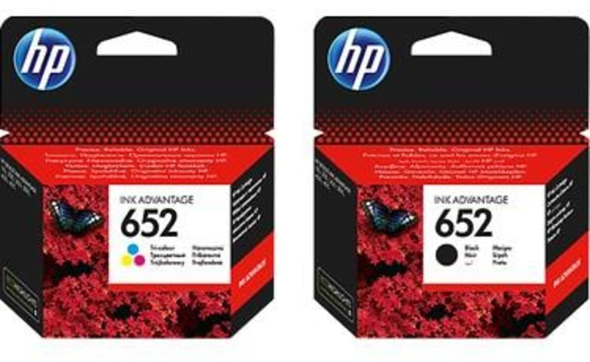 کارتریج ست HP مشکی و رنگی مدل F6V25Ae و F6V24Ae 652 کارتریج ست HP مشکی و رنگی مدل F6V25Ae و F6V24Ae 652