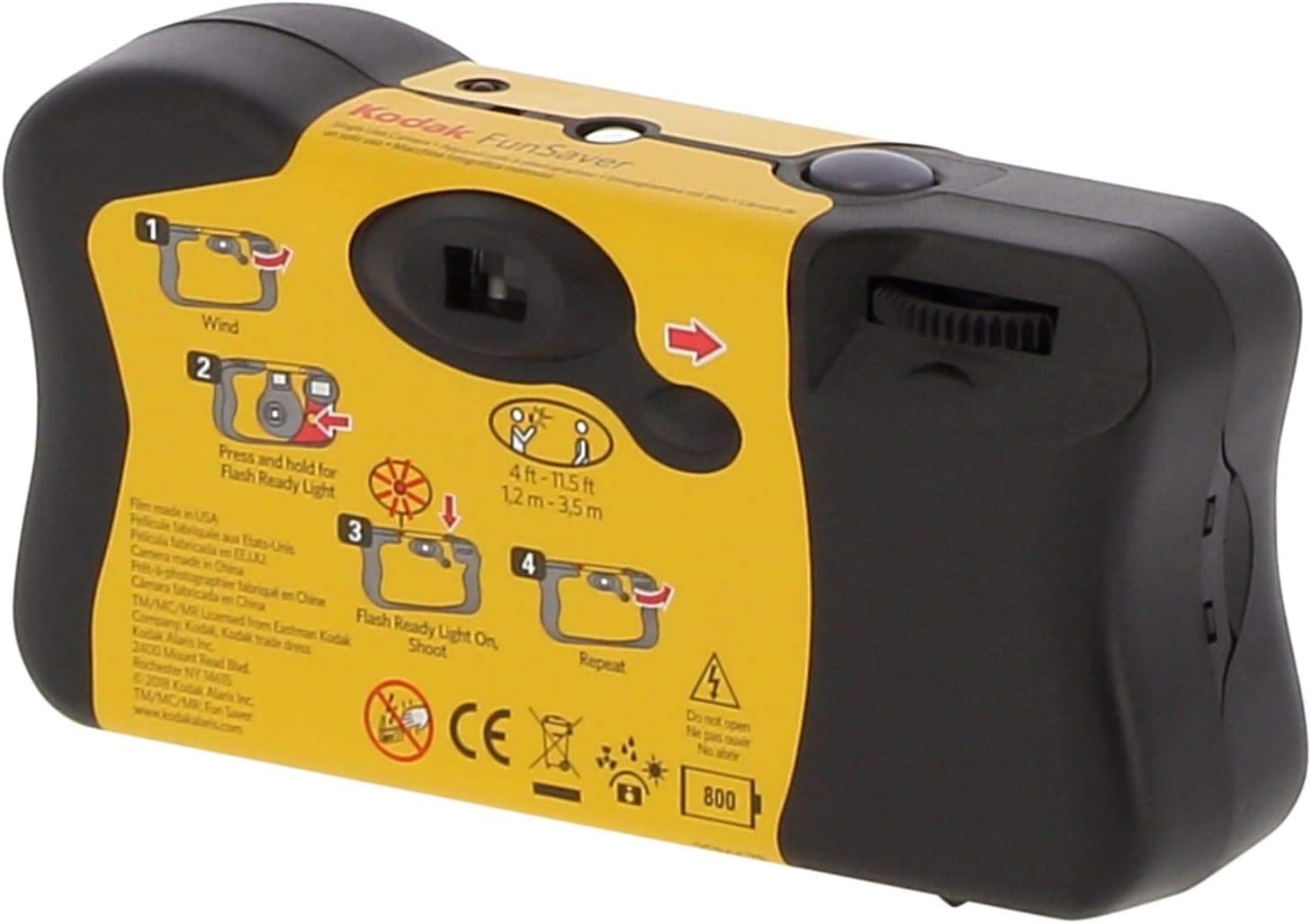 دوربین یکبارمصرف KODAK Funsaver 35mm با فلاش دوربین یکبارمصرف KODAK Funsaver 35mm با فلاش