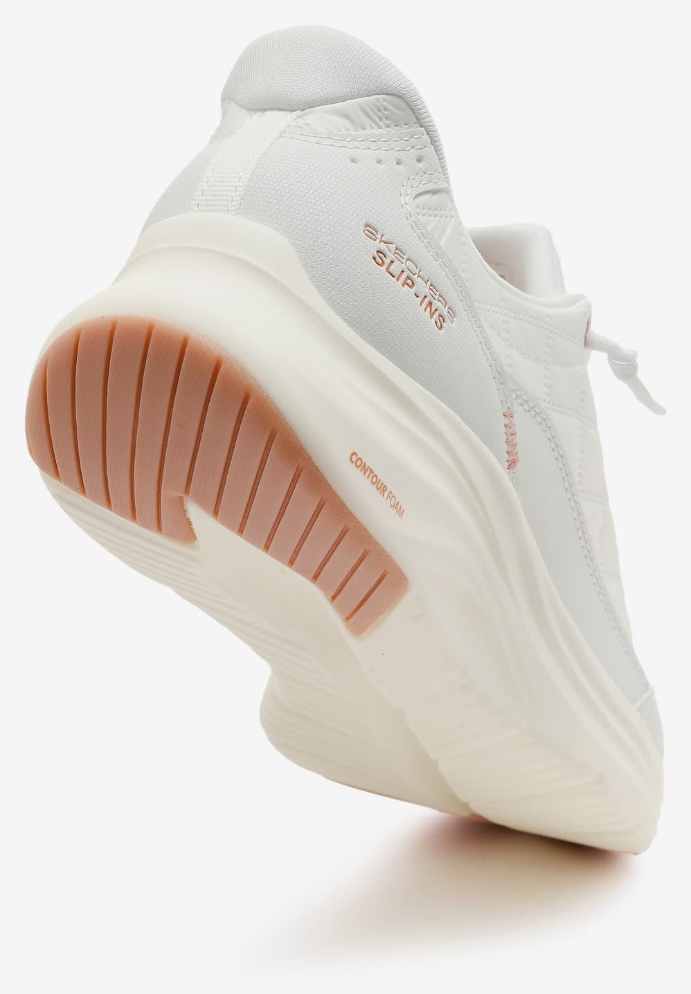 کفش ورزشی زنانه Skechers CONTOUR FOAM سفید صورتی طلایی مدل 150413 WTRG کفش ورزشی زنانه Skechers CONTOUR FOAM سفید صورتی طلایی مدل 150413 WTRG