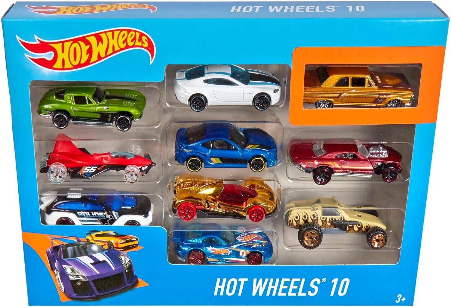 مجموعه 10تایی ماشین Hot Wheels مدل 54886 مجموعه 10تایی ماشین Hot Wheels مدل 54886