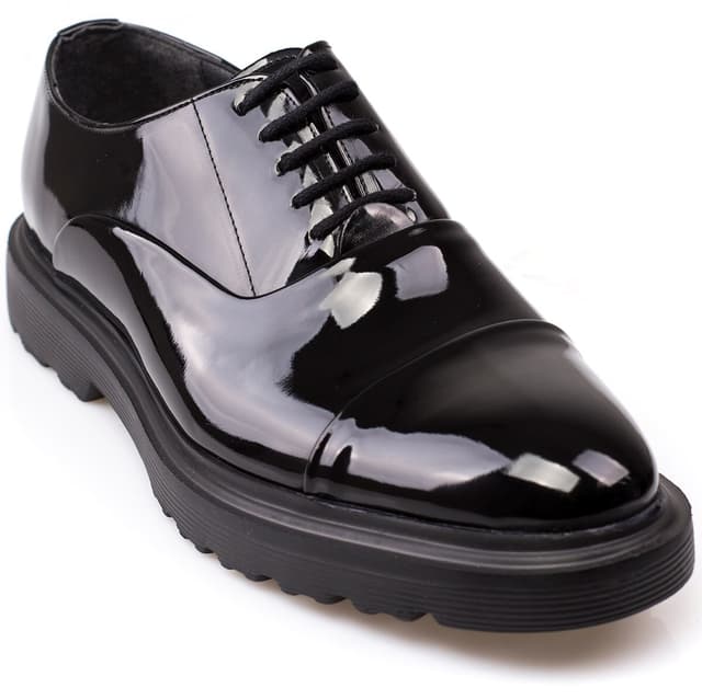 کفش کلاسیک مردانه maximoda کف بلند لاکی مشکی مات مناسب کتوشلوار داماد کفش کلاسیک مردانه maximoda کف بلند لاکی مشکی مات مناسب کتوشلوار داماد