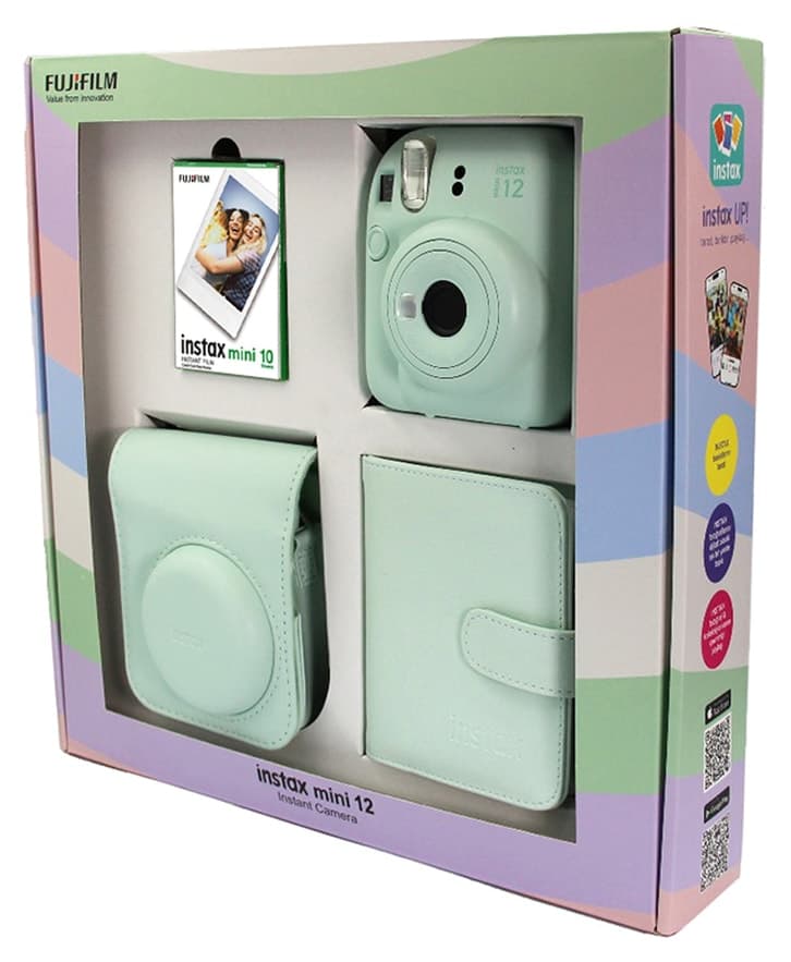 دوربین فوری Fujifilm مدل Instax Mini 12 با کیف، بند، فیلم 10تایی دوربین فوری Fujifilm مدل Instax Mini 12 با کیف، بند، فیلم 10تایی