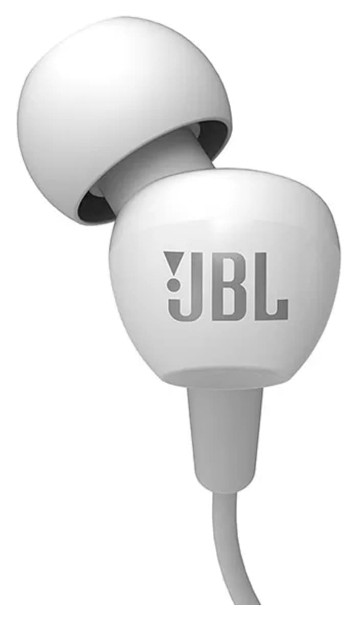 هدفون درونگوشی JBL دارای میکروفون رنگ سفید مدل C100SIUWHT CT IE هدفون درونگوشی JBL دارای میکروفون رنگ سفید مدل C100SIUWHT CT IE
