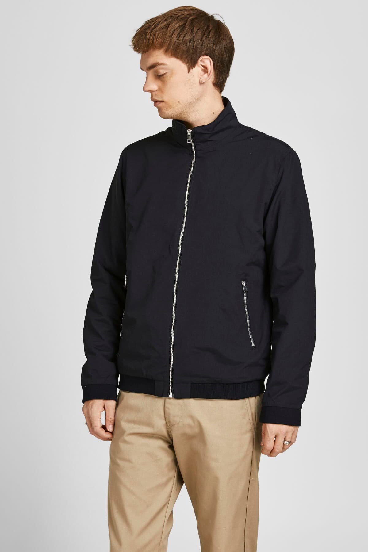 ژاکت بامبر مردانه Jack & Jones یقه ایستاده ژاکت بامبر مردانه Jack & Jones یقه ایستاده