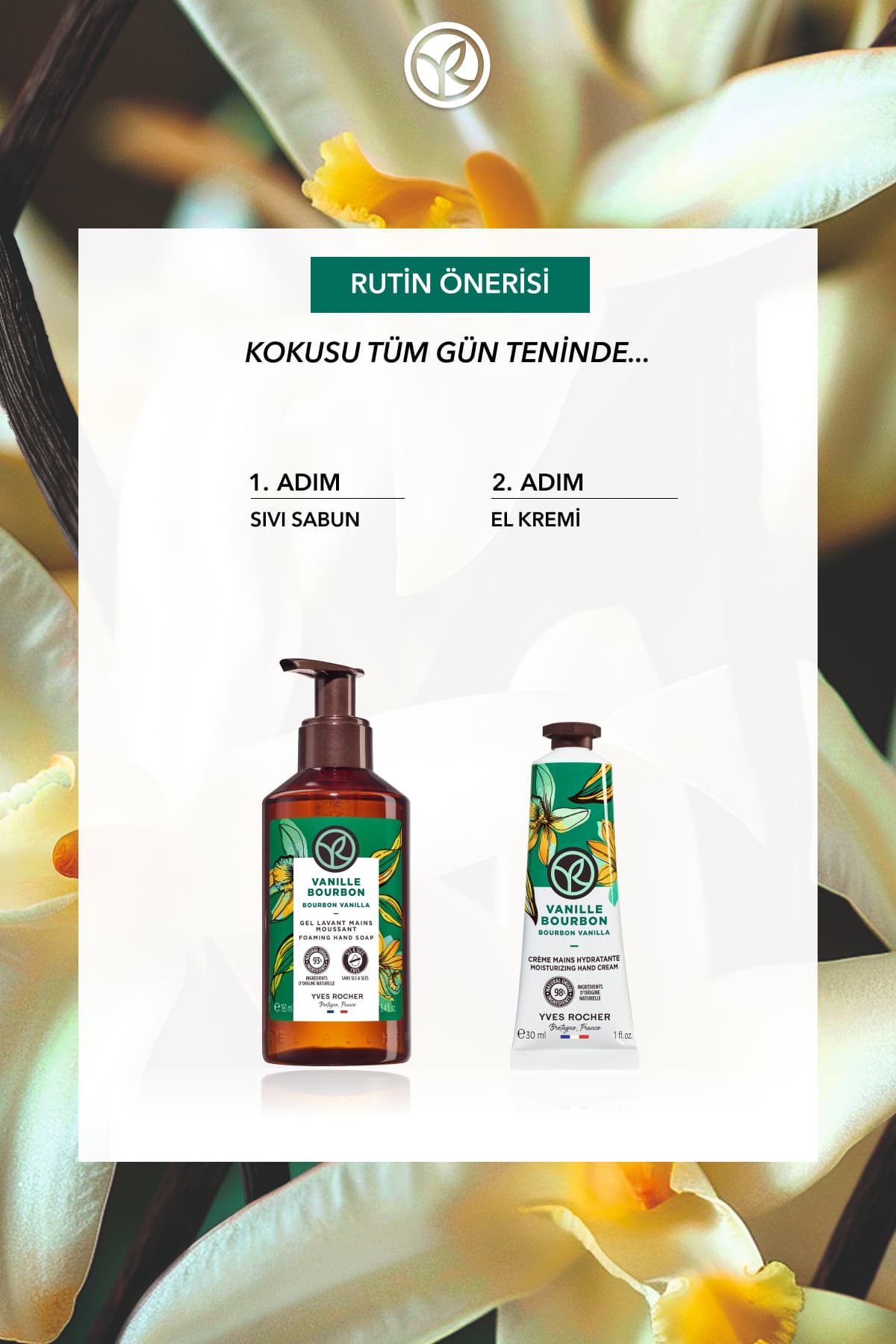 کرم دست Yves Rocher آبرسان و مغذی با رایحه وانیل اگزوتیک وگان 30ml کرم دست Yves Rocher آبرسان و مغذی با رایحه وانیل اگزوتیک وگان 30ml