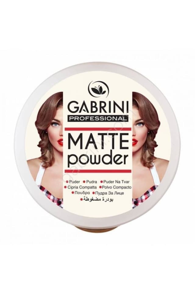 پودر مات آرایشی Gabrini مدل 03 پودر مات آرایشی Gabrini مدل 03