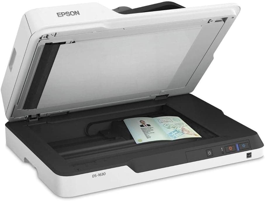 اسکنر اسناد رنگی تخت Epson با تغذیه خودکار اسناد و اسکن دوروی خودکار مدل DS-1630 اسکنر اسناد رنگی تخت Epson با تغذیه خودکار اسناد و اسکن دوروی خودکار مدل DS-1630