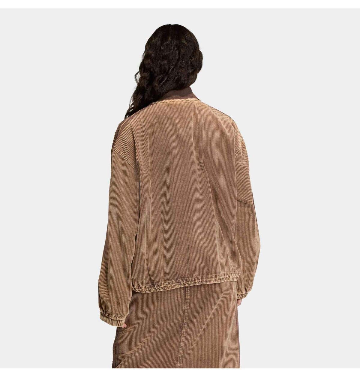 ژاکت زنانه adidas مخمل کبریتی قهوهای مدل KD8781 ژاکت زنانه adidas مخمل کبریتی قهوهای مدل KD8781