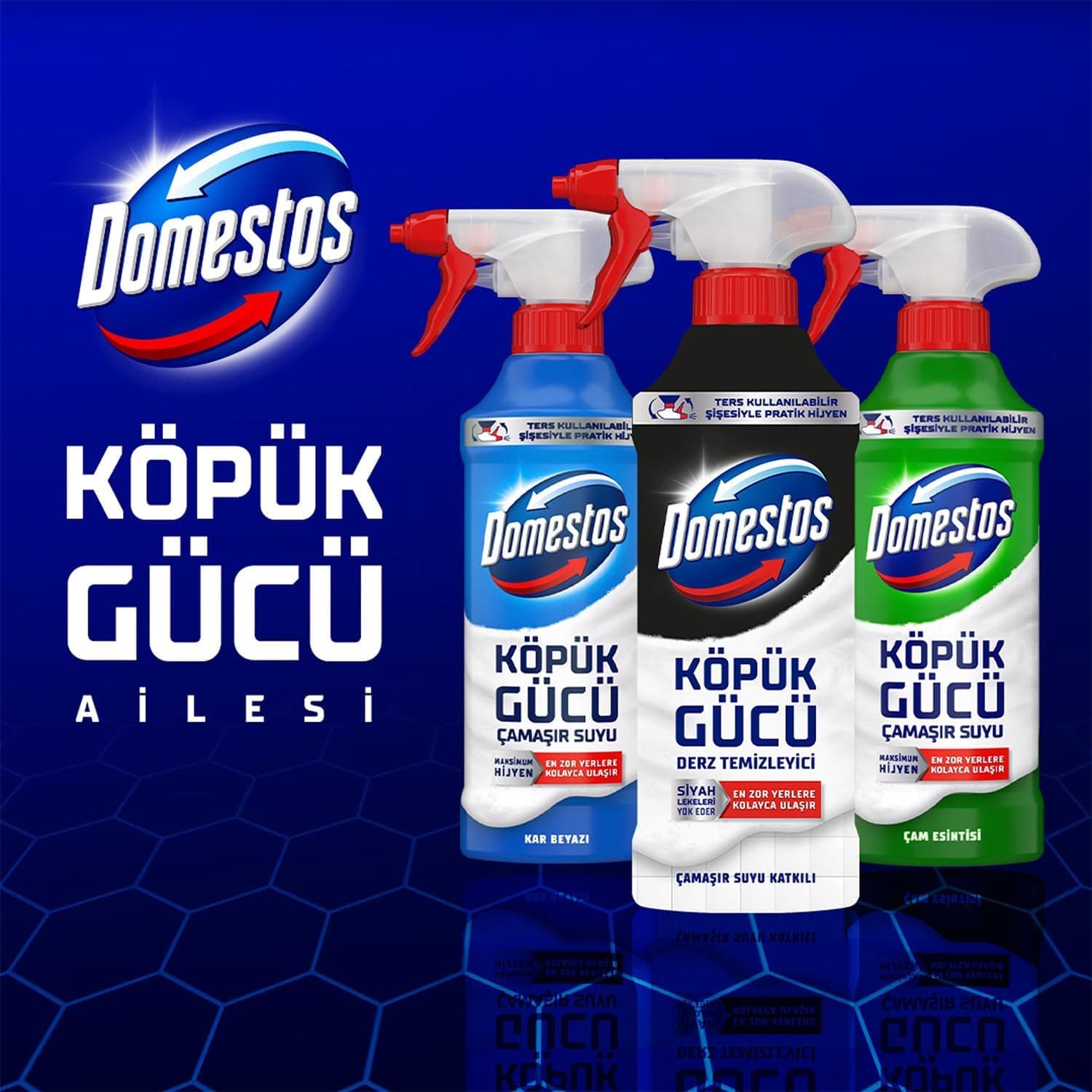 پاککننده درز Domestos با قدرت کف 450 ml پاککننده درز Domestos با قدرت کف 450 ml