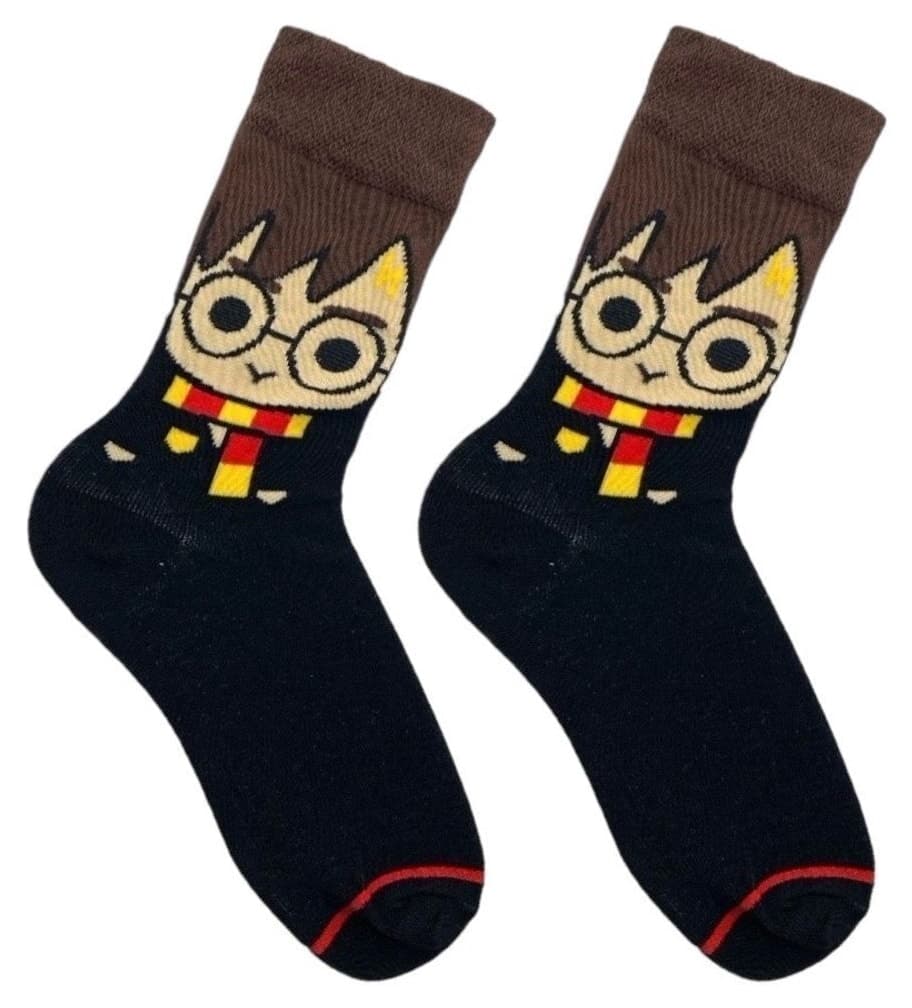 جوراب زنانه Çorap Kurdu طرح کاراکتر Harry Potter رنگی مچی بسته 5 عددی جوراب زنانه Çorap Kurdu طرح کاراکتر Harry Potter رنگی مچی بسته 5 عددی