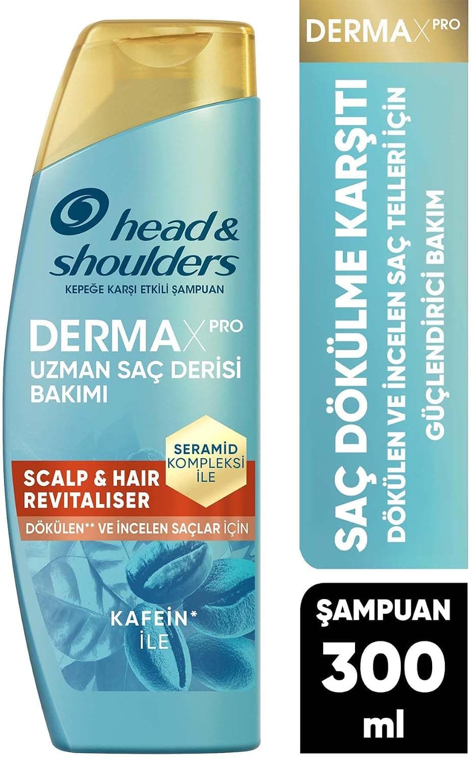 شامپو Head & Shoulders DermaXPRO ضد ریزش و شوره با کافئین و سرامید 300ml شامپو Head & Shoulders DermaXPRO ضد ریزش و شوره با کافئین و سرامید 300ml