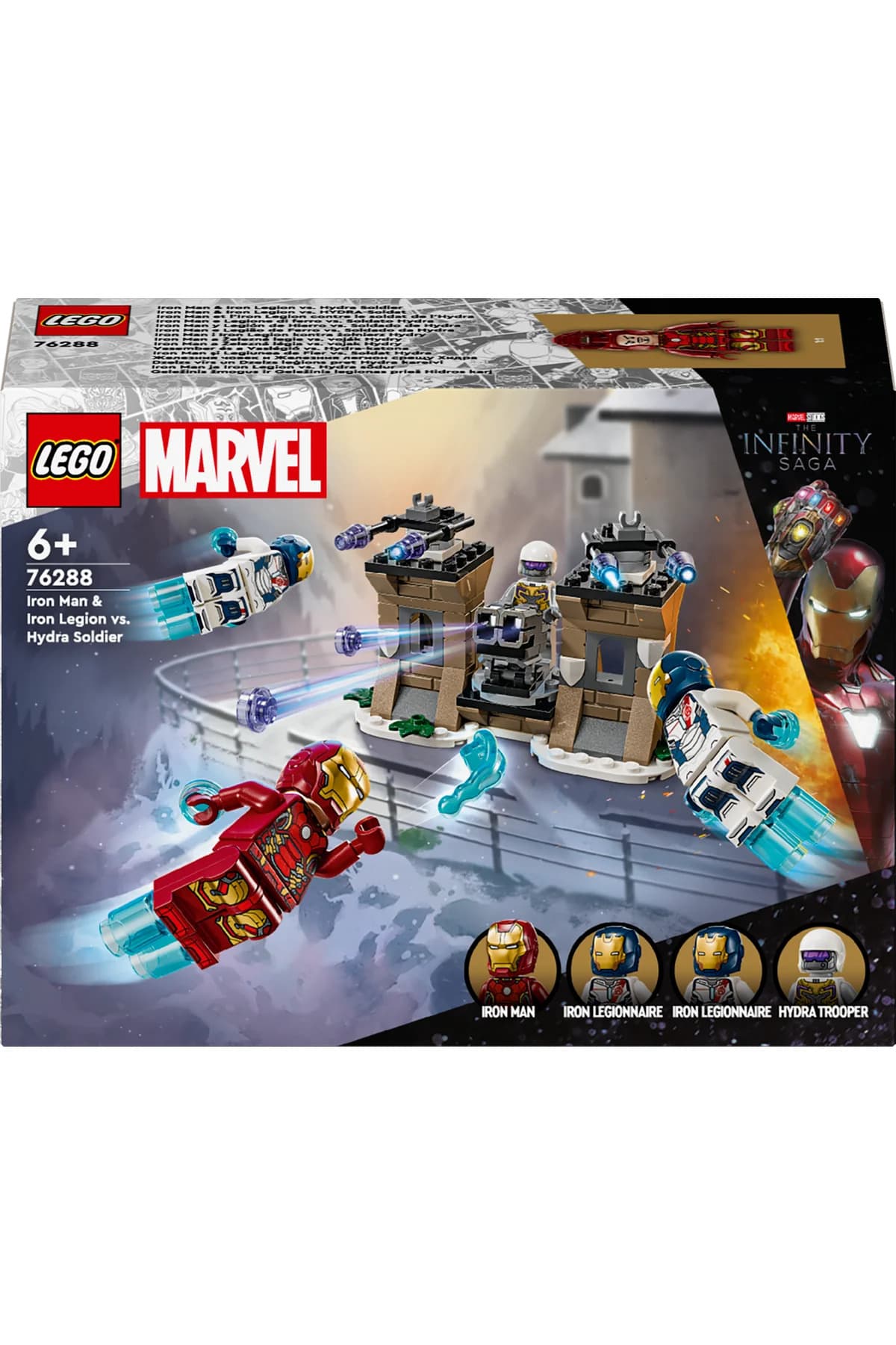 مجموعه ساختنی لگو Marvel Iron Man و ارتشش در برابر Hydra Soldier مدل 76288، 6+ (135P) مجموعه ساختنی لگو Marvel Iron Man و ارتشش در برابر Hydra Soldier مدل 76288، 6+ (135P)