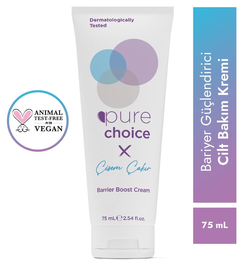 کرم مراقبت از پوست Pure Choice X Çisem Çakır تقویتکننده سد پوست 75ml کرم مراقبت از پوست Pure Choice X Çisem Çakır تقویتکننده سد پوست 75ml