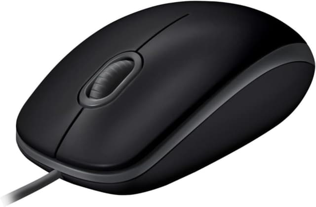 ماوس USB سیمی Logitech با دکمههای بیصدا و طراحی تمامسایز دوطرفه برای PC/Mac/Laptop مدل B110 ماوس USB سیمی Logitech با دکمههای بیصدا و طراحی تمامسایز دوطرفه برای PC/Mac/Laptop مدل B110