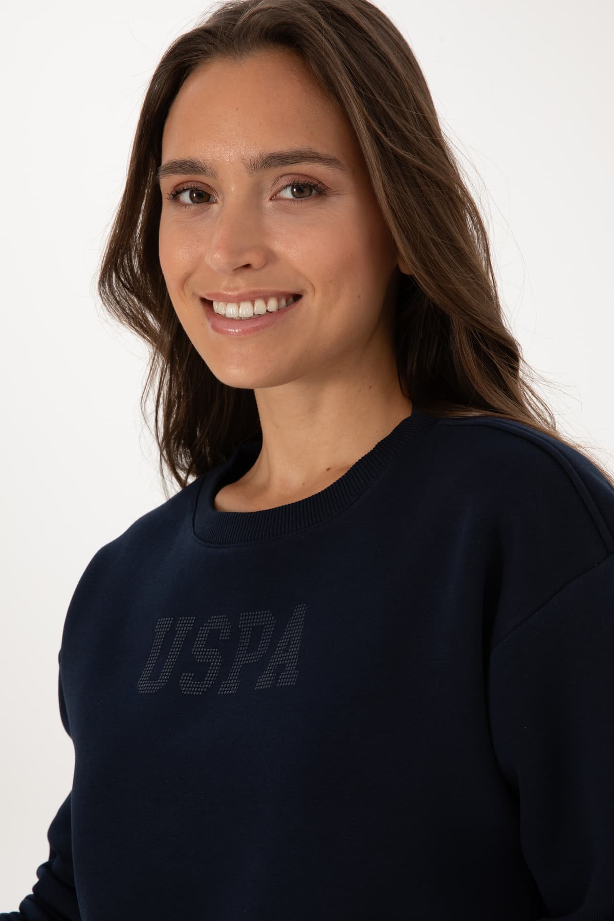 سویشرت زنانه U.S. Polo Assn. سرمهای یقه گرد بیسیک مدل 50307752-VR033 سویشرت زنانه U.S. Polo Assn. سرمهای یقه گرد بیسیک مدل 50307752-VR033