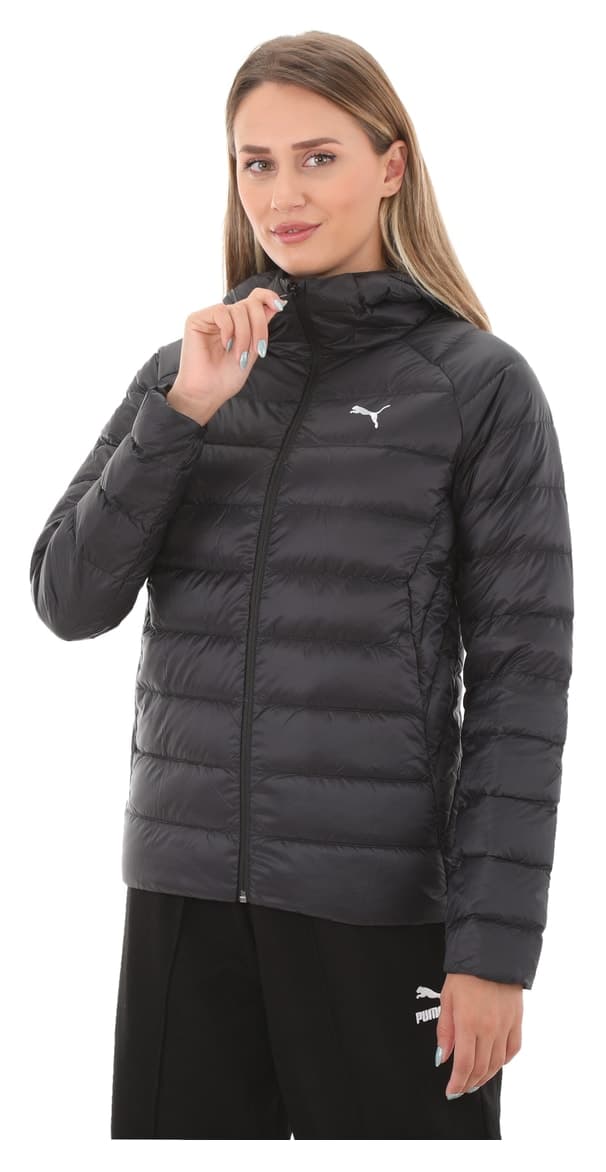 کاپشن زنانه Puma Packlite پردار کلاهدار مشکی مدل 849407-01 کاپشن زنانه Puma Packlite پردار کلاهدار مشکی مدل 849407-01