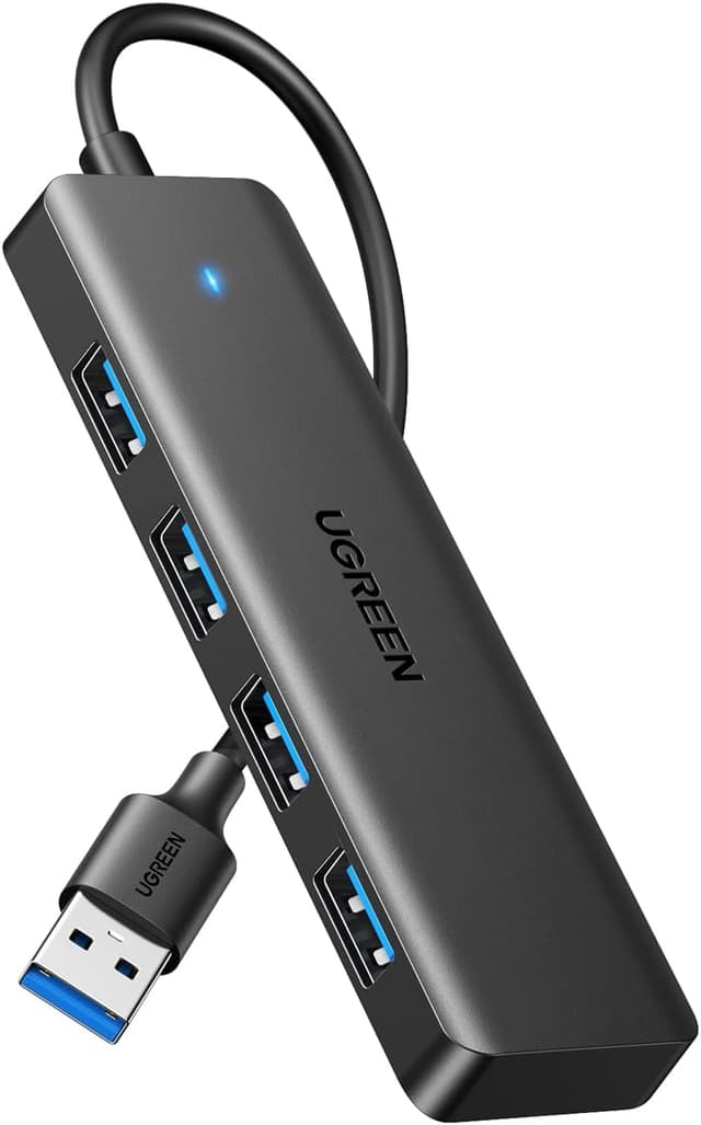 هاب USB UGREEN چهارپورته 3.0 فوقباریک هاب USB UGREEN چهارپورته 3.0 فوقباریک