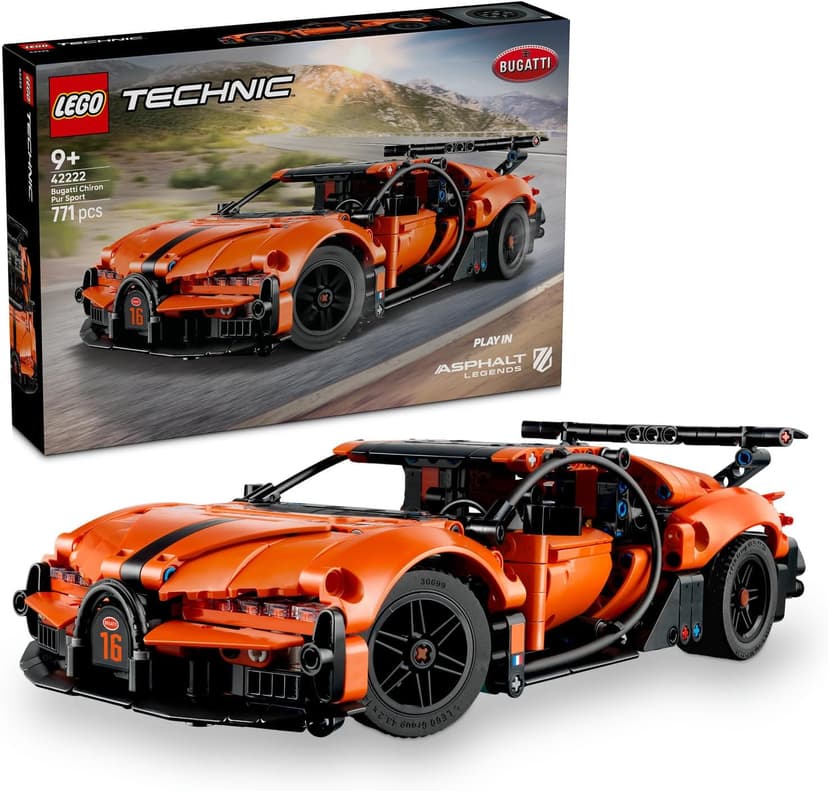 لگو Technic Bugatti Chiron Pur Sport هایپرکار مدل 42222 لگو Technic Bugatti Chiron Pur Sport هایپرکار مدل 42222