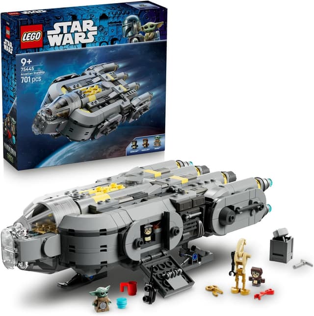 لگو سری Star Wars مدل Mandalorian و Grogu Anzellan Starship 75445 لگو سری Star Wars مدل Mandalorian و Grogu Anzellan Starship 75445