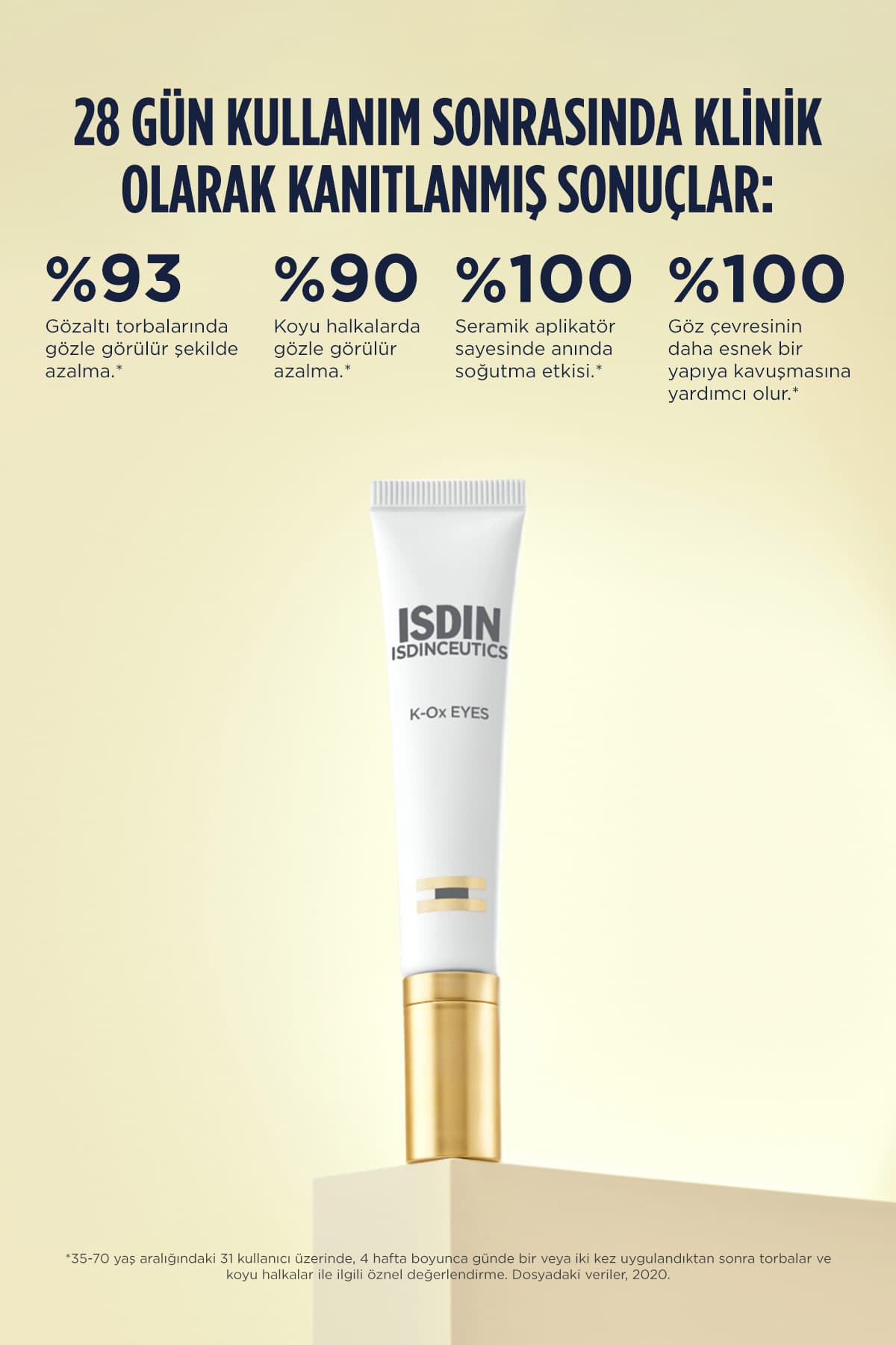 کرم دور چشم ISDIN K-ox Eyes مرطوبکننده و روشنکننده ضد تیرگی 15ml کرم دور چشم ISDIN K-ox Eyes مرطوبکننده و روشنکننده ضد تیرگی 15ml