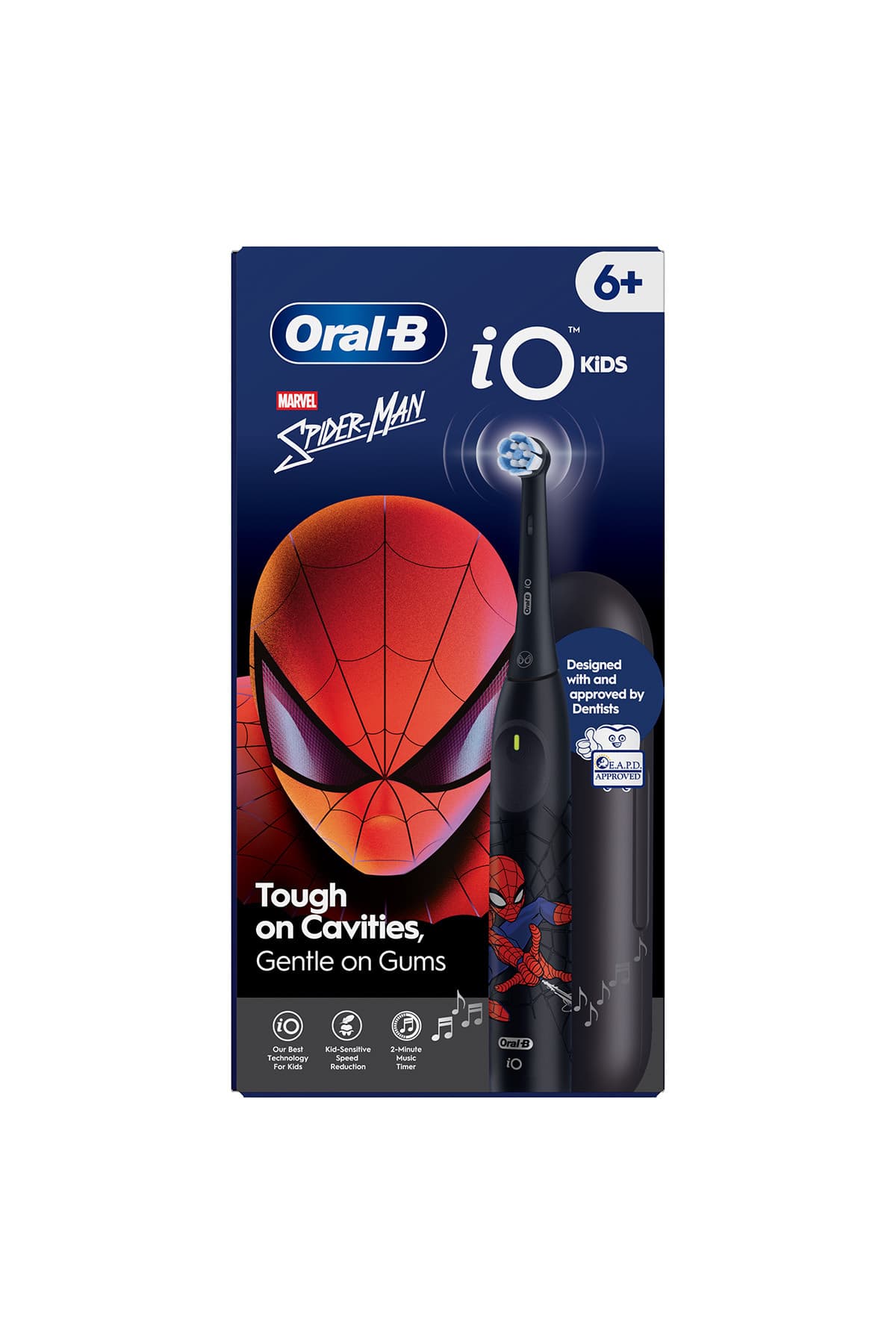 مسواک برقی شارژی کودک Oral-B طرح Marvel Spiderman مناسب بالای ۶ سال مسواک برقی شارژی کودک Oral-B طرح Marvel Spiderman مناسب بالای ۶ سال