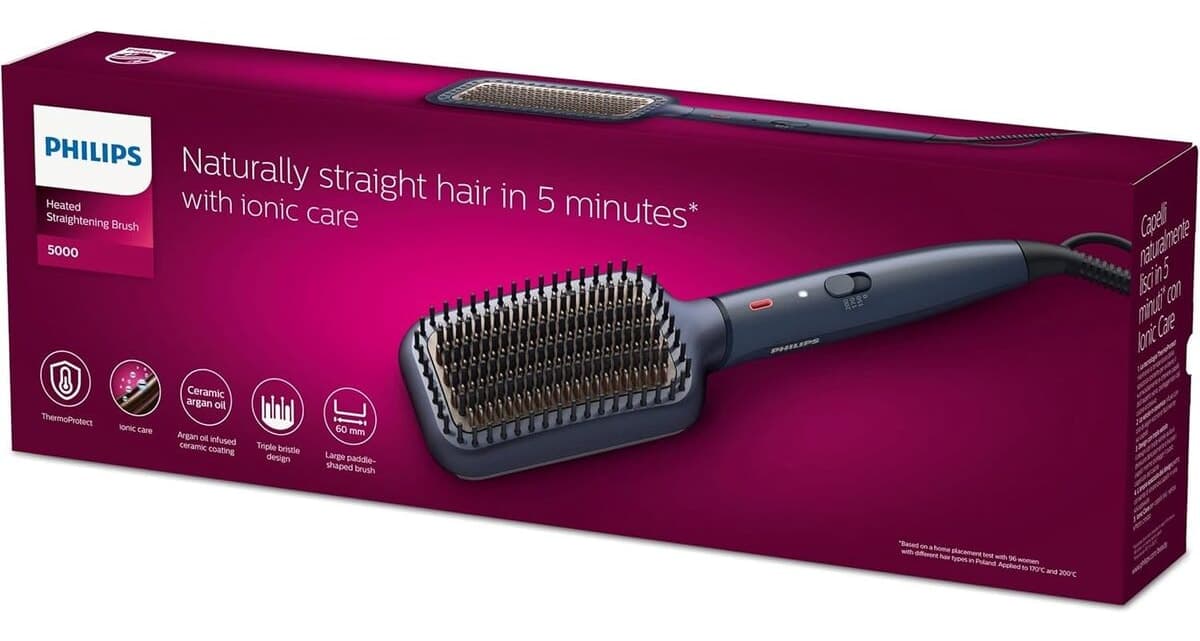 برس حرارتی Philips ThermoProtect بزرگ مدل BHH885/03 برس حرارتی Philips ThermoProtect بزرگ مدل BHH885/03