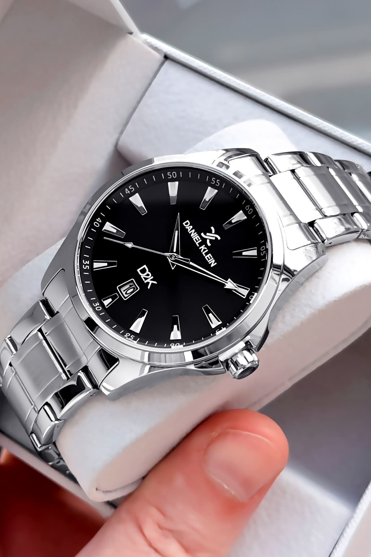 ساعت مچی مردانه Daniel Klein نقرهای بند فولادی مدل Dke2049c2 ساعت مچی مردانه Daniel Klein نقرهای بند فولادی مدل Dke2049c2