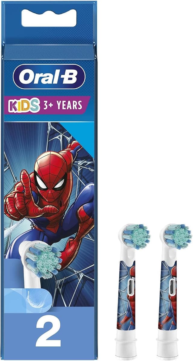 سری یدک مسواک Oral-B طرح Spiderman بسته 2 عددی سری یدک مسواک Oral-B طرح Spiderman بسته 2 عددی