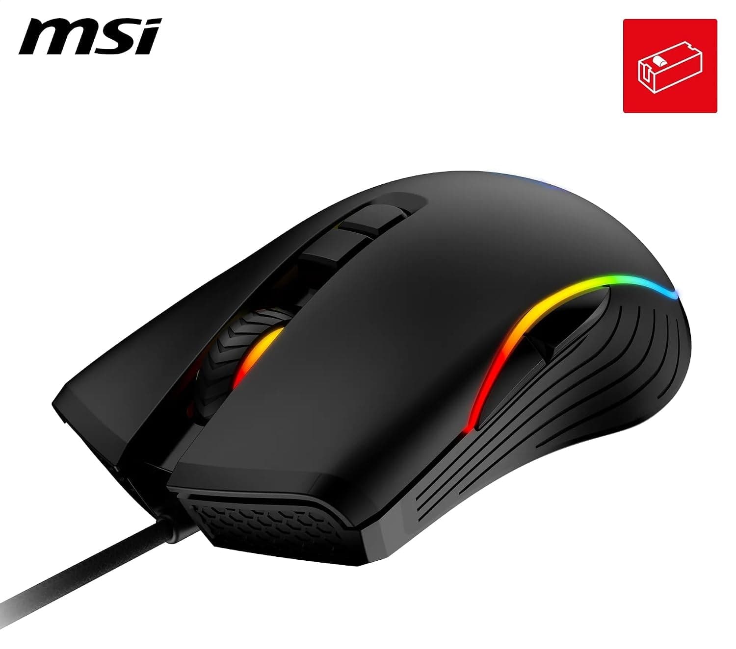 ماوس گیمینگ MSI مدل Forge GM300 سیمی سنسور نوری 7200DPI ماوس گیمینگ MSI مدل Forge GM300 سیمی سنسور نوری 7200DPI
