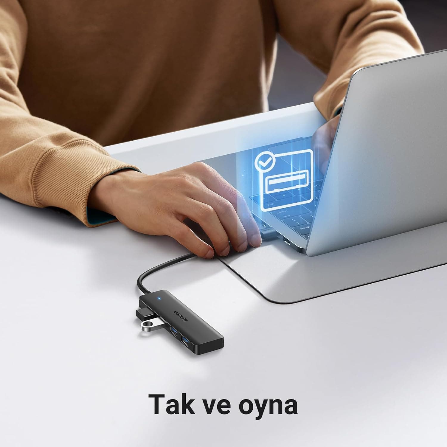 هاب USB 3.0 مناسب MacBook، Mac Mini، iMac، Surface Pro، XPS، Thinkpad، فلش USB، هارد اکسترنال و رایانه رومیزی UGREEN با سرعت 5 Gbps، 15 cm هاب USB 3.0 مناسب MacBook، Mac Mini، iMac، Surface Pro، XPS، Thinkpad، فلش USB، هارد اکسترنال و رایانه رومیزی UGREEN با سرعت 5 Gbps، 15 cm