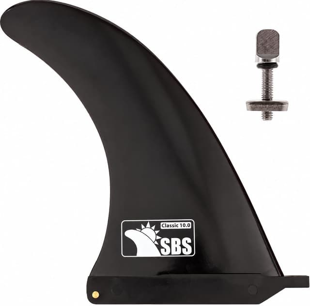 فین مرکزی 10 inch برای Longboard، Surfboard و Paddleboard Santa Barbara Surfing مدل SBS همراه پیچ بدون ابزار فین مرکزی 10 inch برای Longboard، Surfboard و Paddleboard Santa Barbara Surfing مدل SBS همراه پیچ بدون ابزار